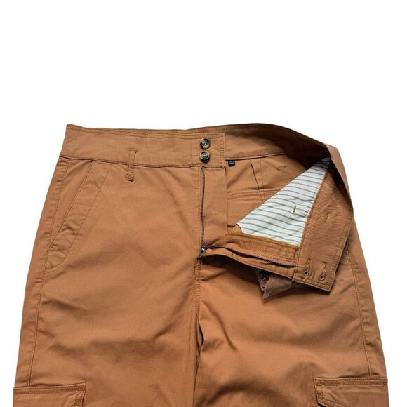 CAbi Paper Bag Cargo Pants Cashew Style #6045 Sz 8 NWOT - Picture 3 of 9